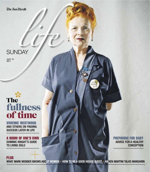 vivienne westwood sunday life magazine cover