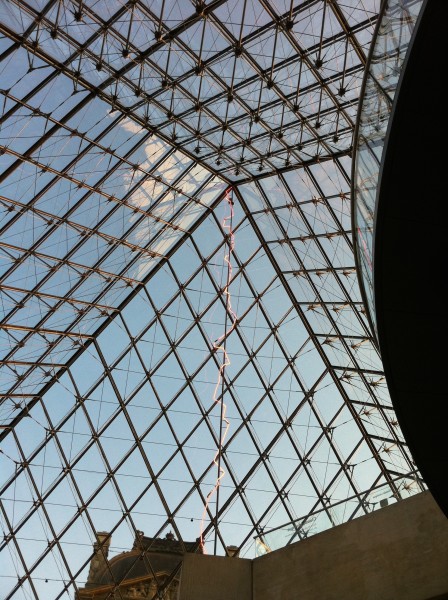 Sacred geometry at The Louvre. 