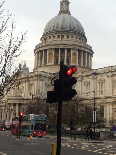 St. Paul's Cathedral, a stone's throw from Bracken House (Adams).