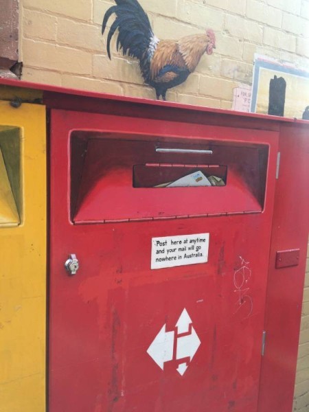 Peter Gouldthorpe Hobart Postbox